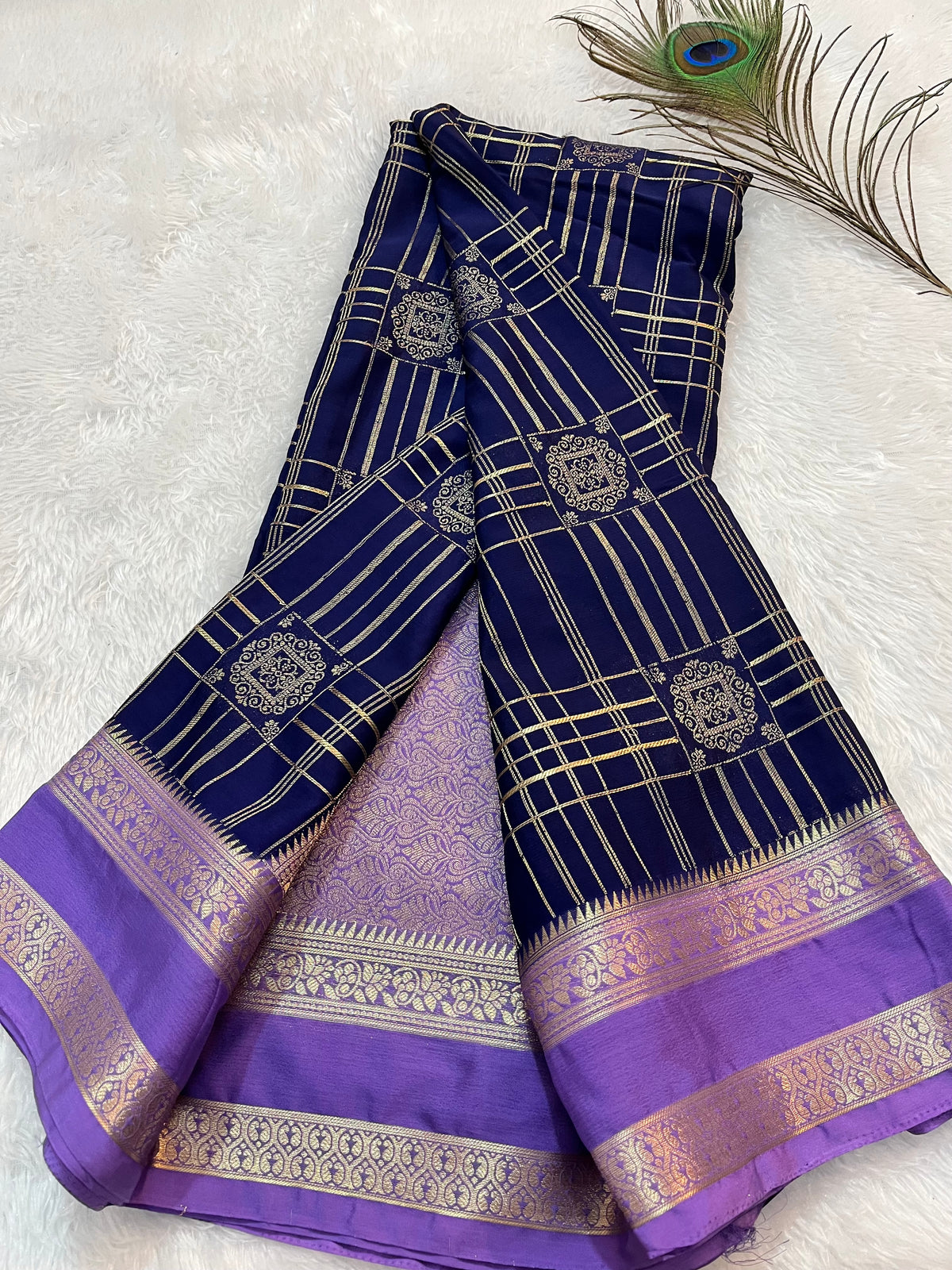 Premium Mysore crepe silk(HOA152)