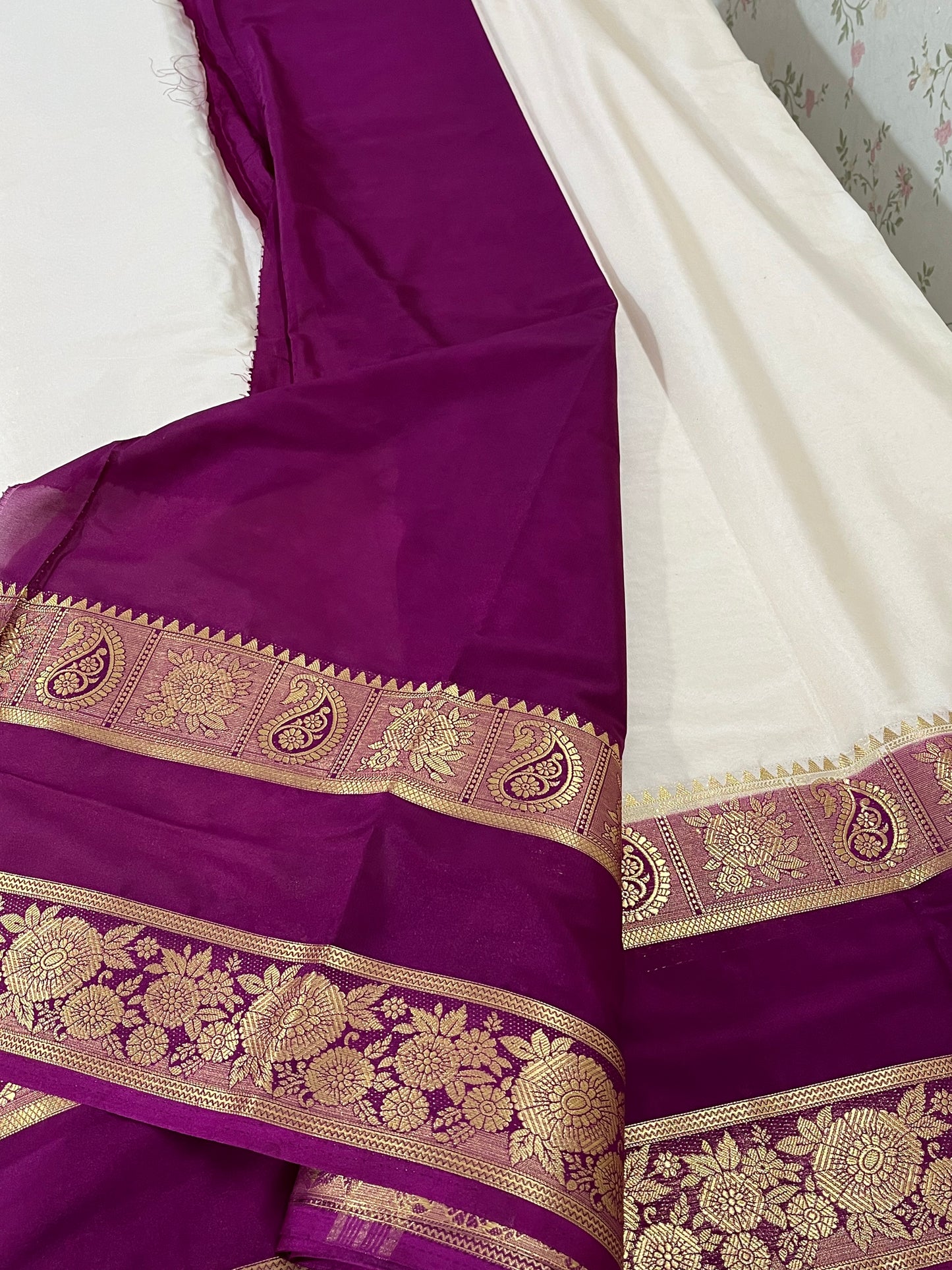 Semi Mysore crepe silk - KUSUMA