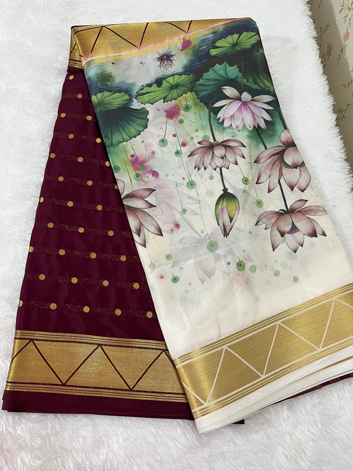 Premium Quality Semi Mysore silk - HOA99