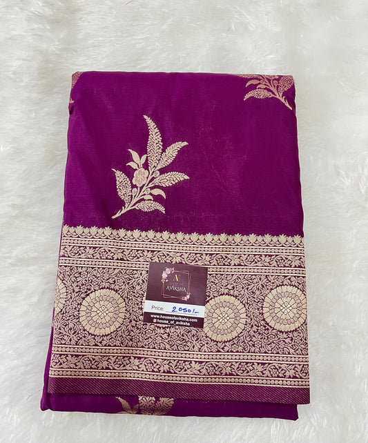 Semi crepe silk - PUSHPA