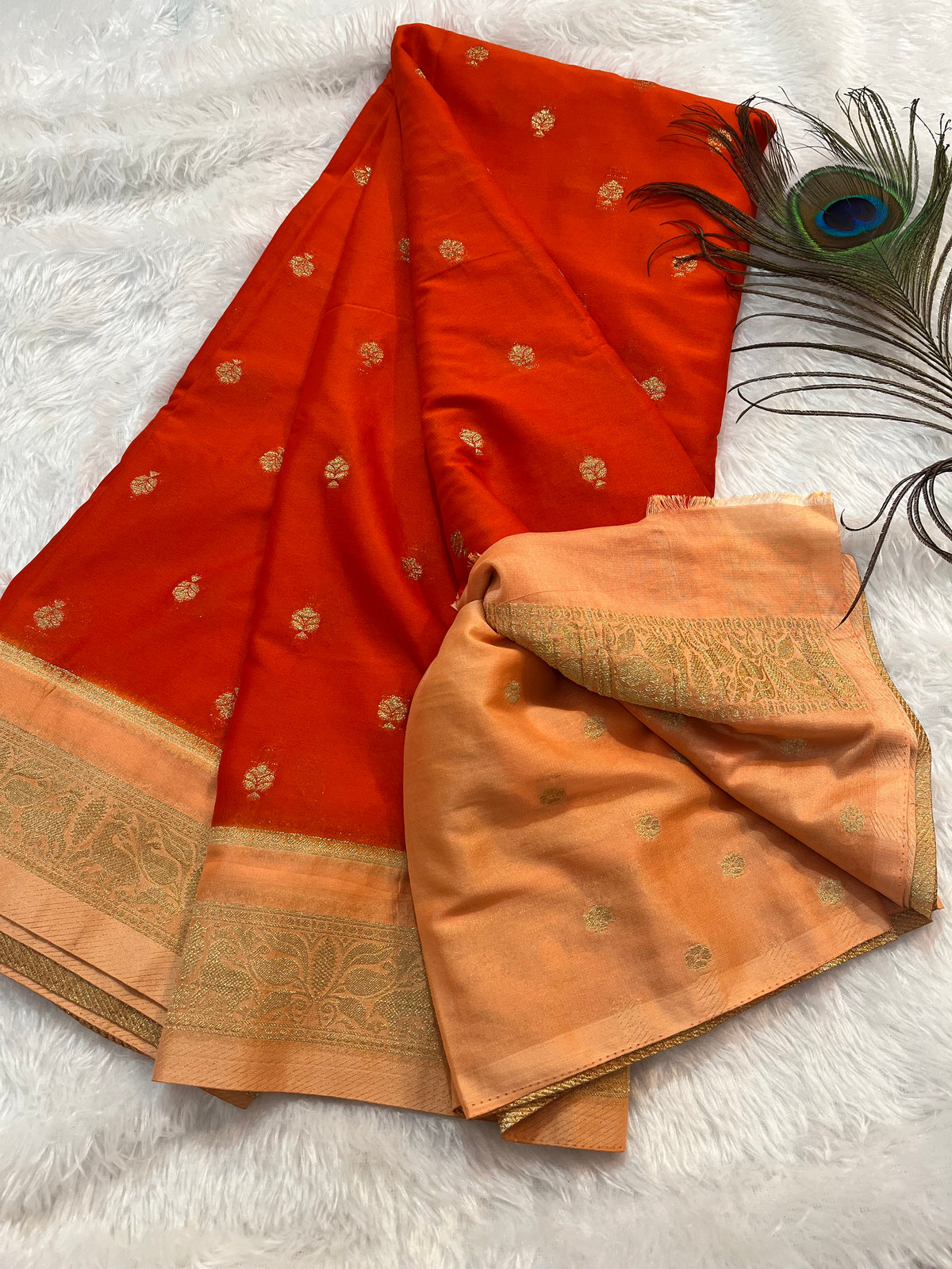 Premium Mysore crepe silk ( HOA154 )