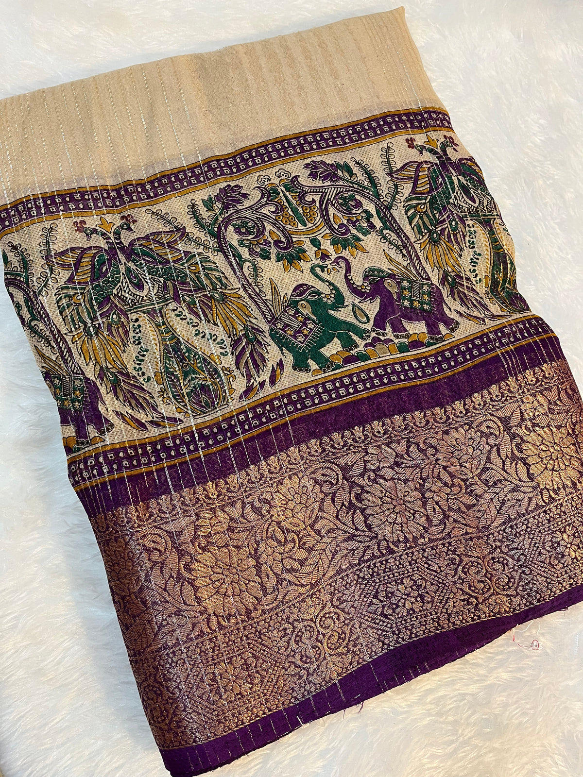 Dola silk fancy saree