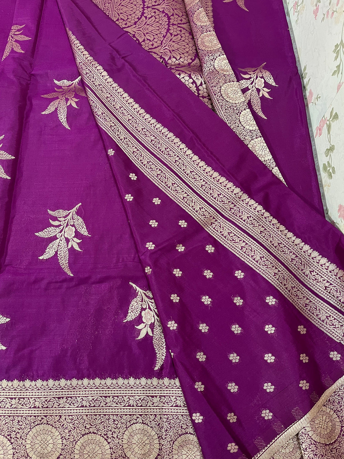 Semi crepe silk - PUSHPA