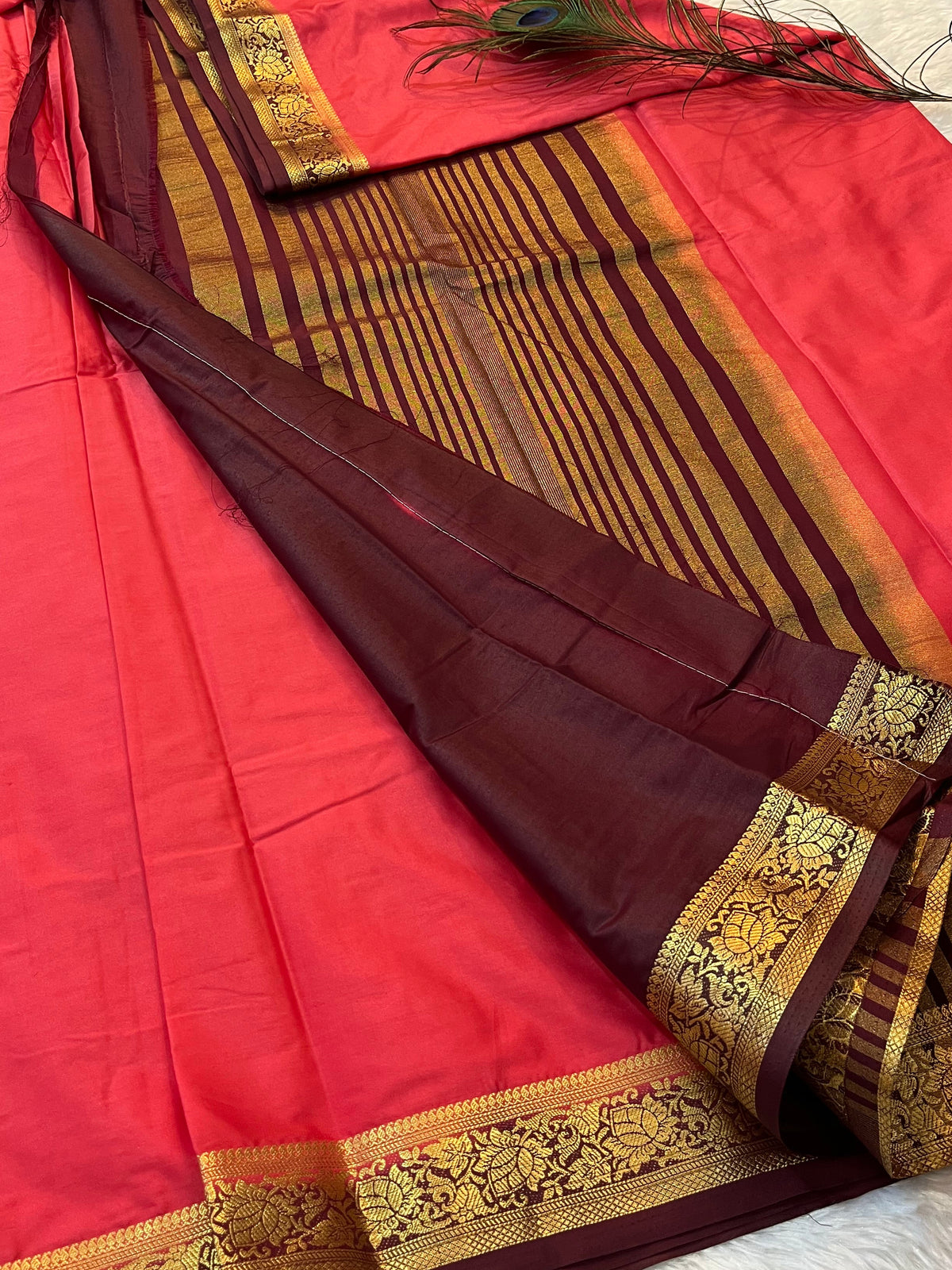 Semi Mysore silk ( HOA145 )