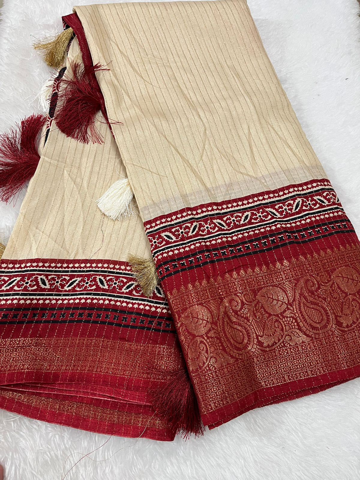 Ajrak Dola Silk - HOA113