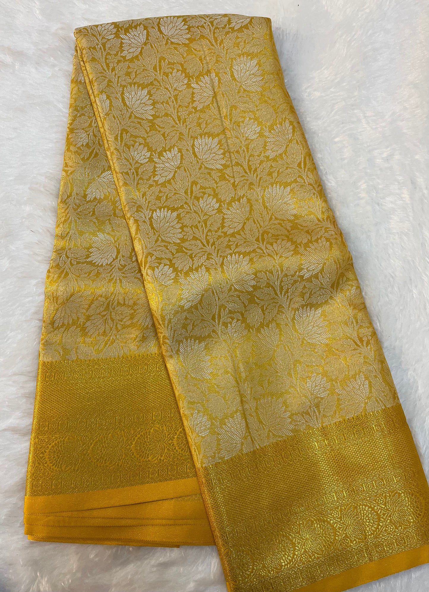 Golden Tissue Saree