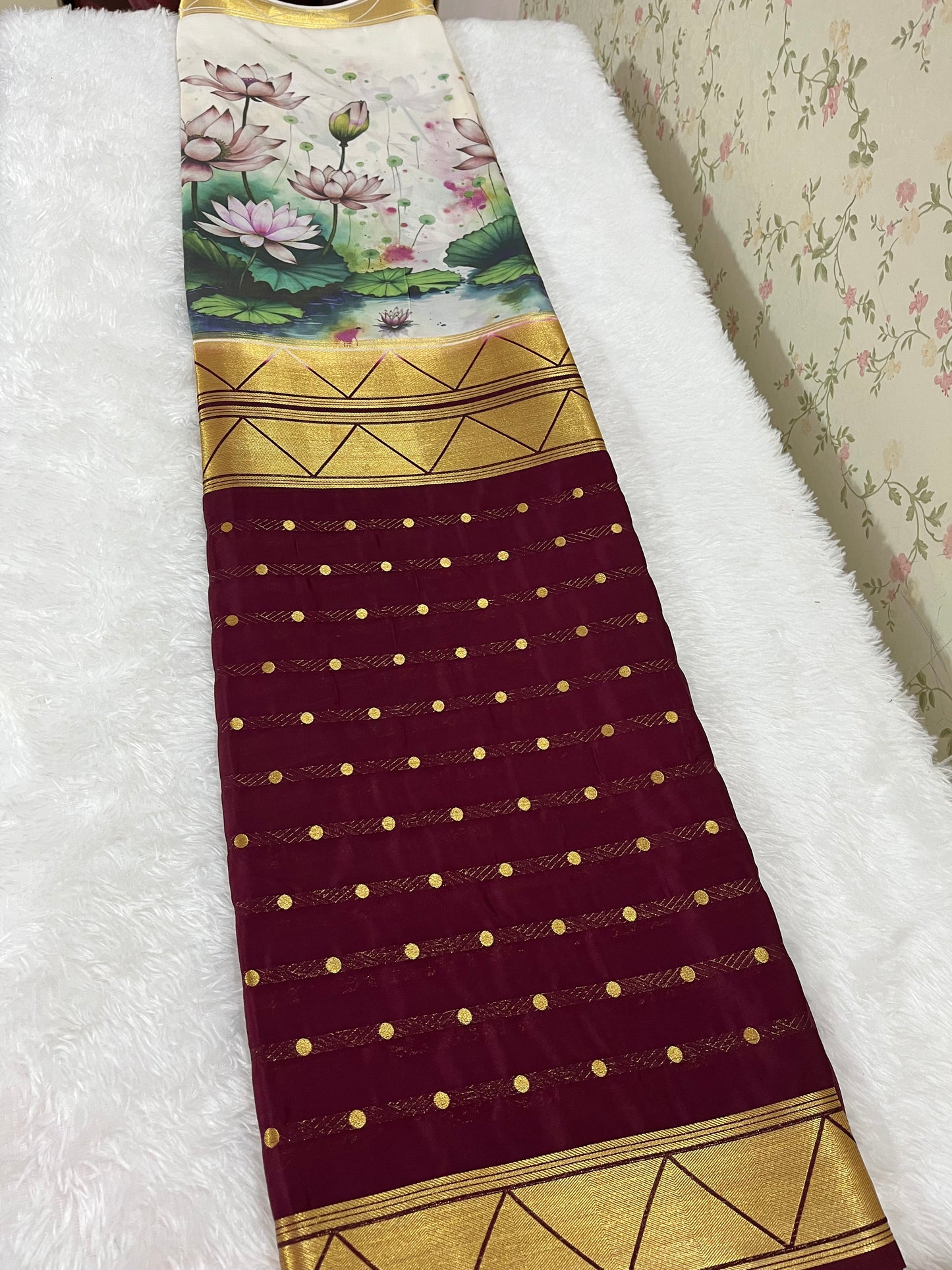 Premium Quality Semi Mysore silk - HOA99
