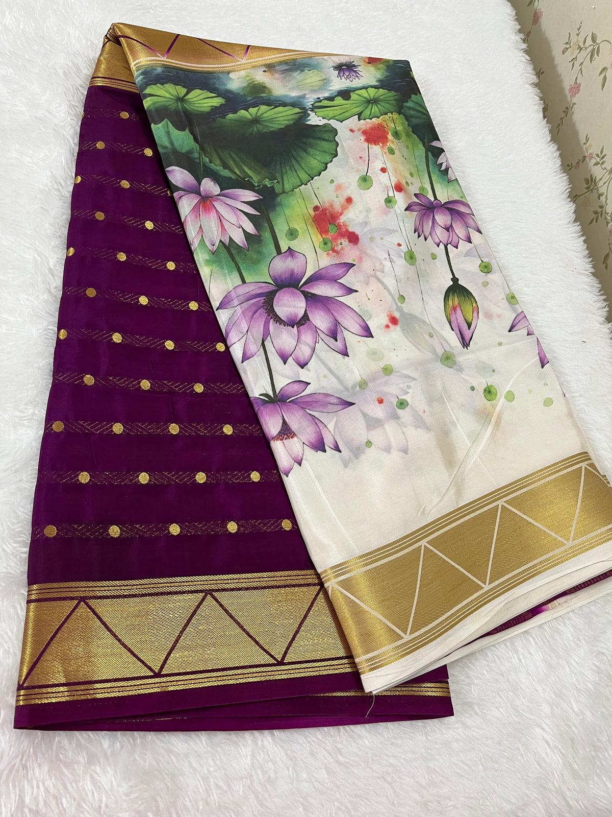 Premium Quality Semi Mysore silk - HOA99