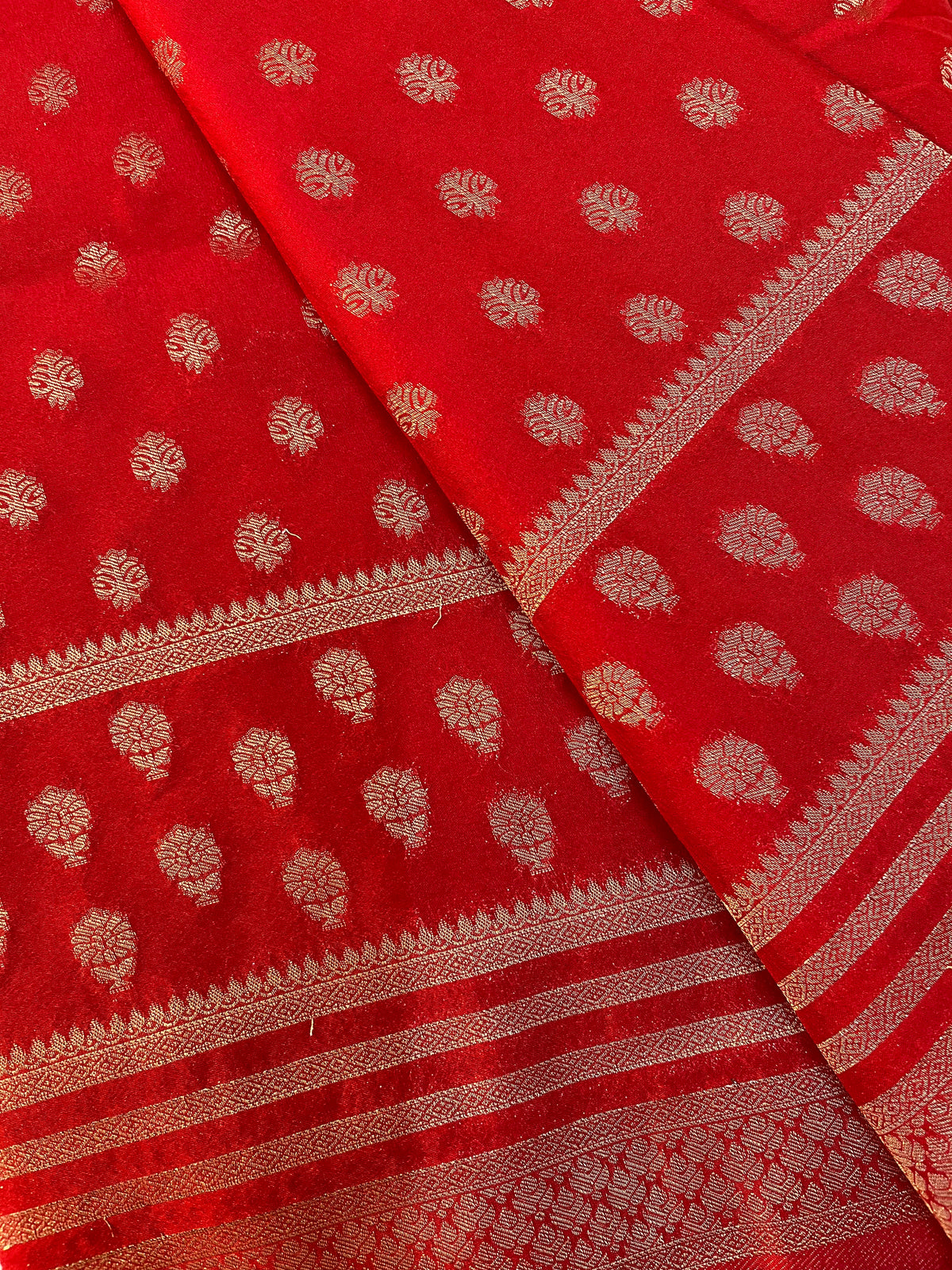Banarasi katan khadi georgette soft silk