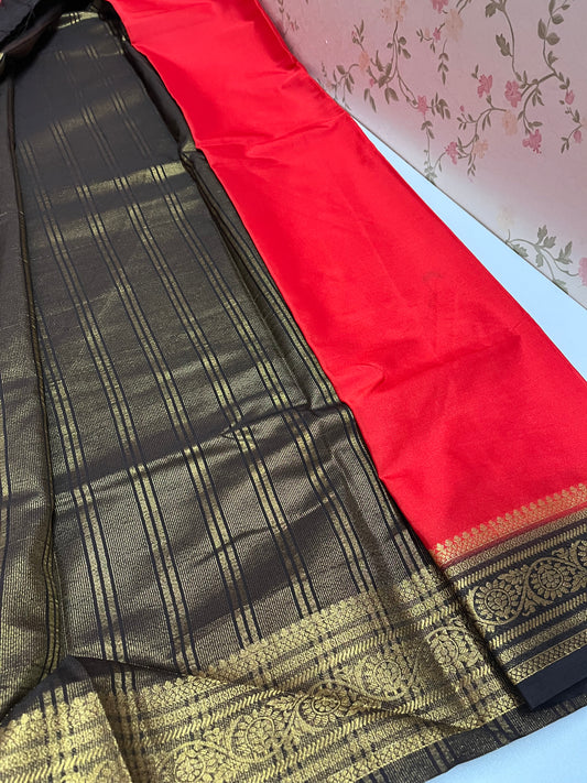 Trending Semi Mysore silk - HOA137