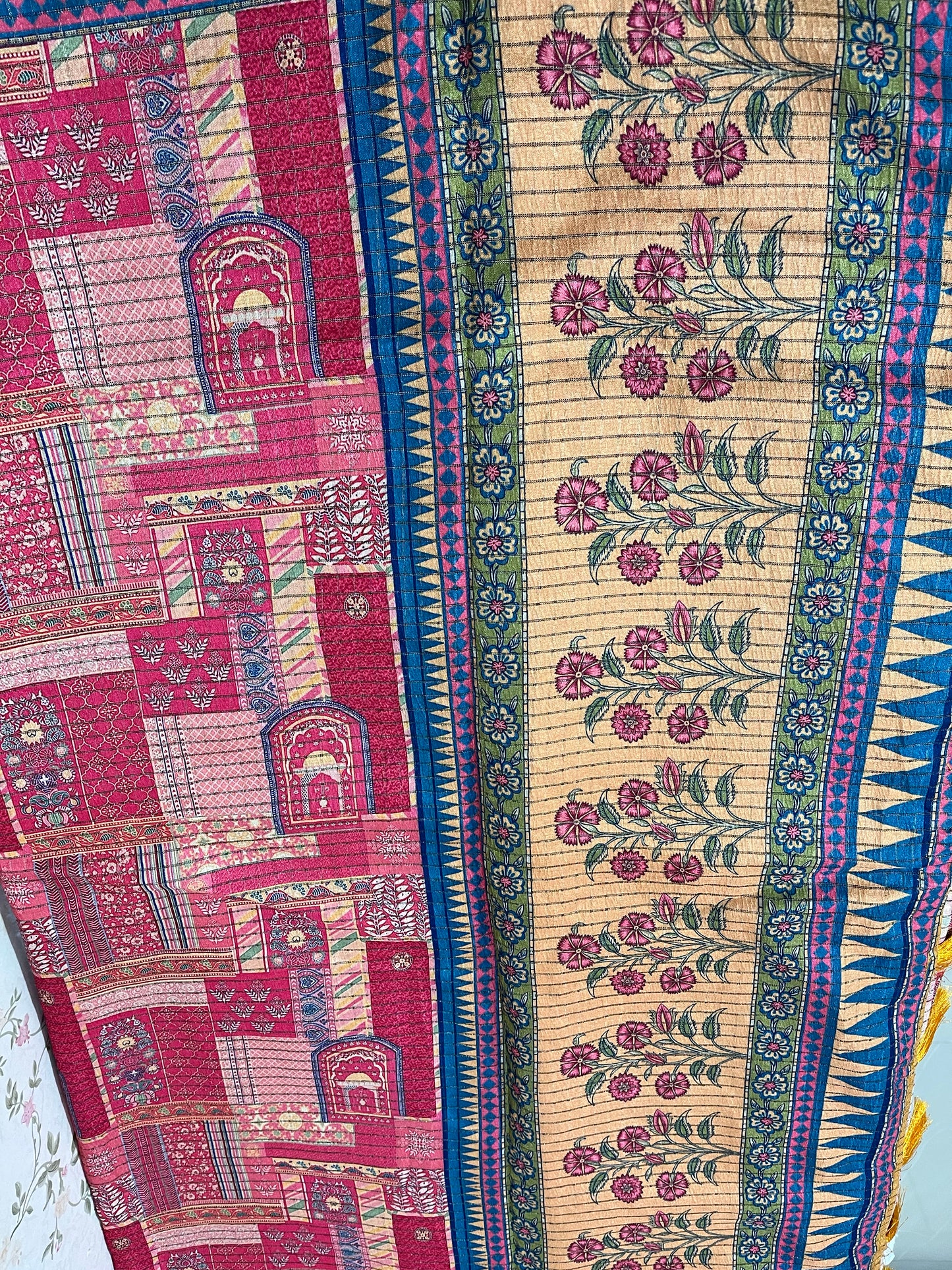 Mulguri art cotton - KALAMKARI
