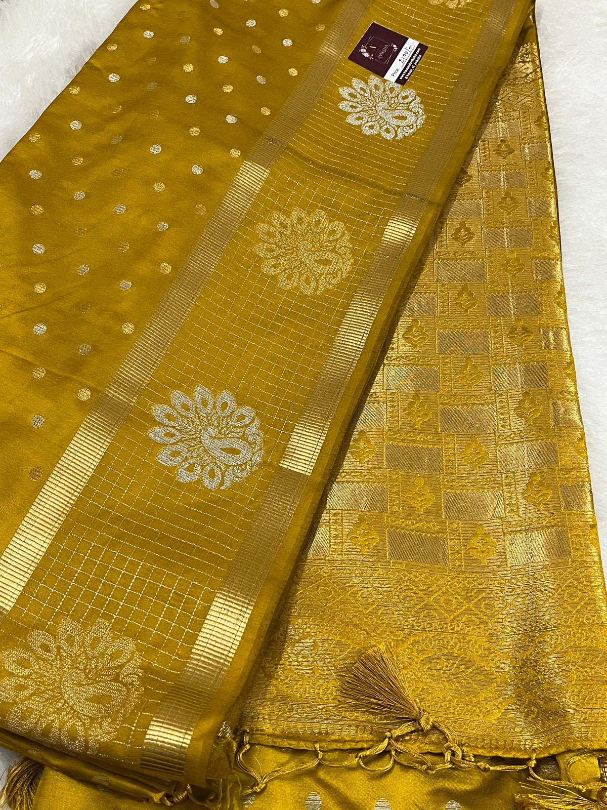 Banarasi Mashru kathan silk saree