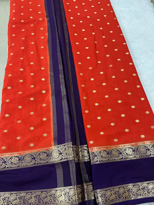 Premium quality semi Mysore silk -HOA106