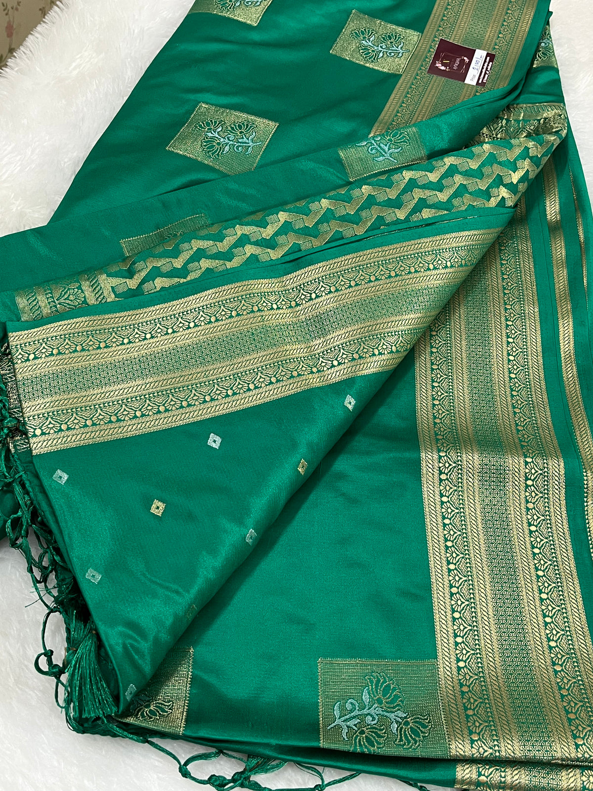 Banarasi Mashru kathan silk saree