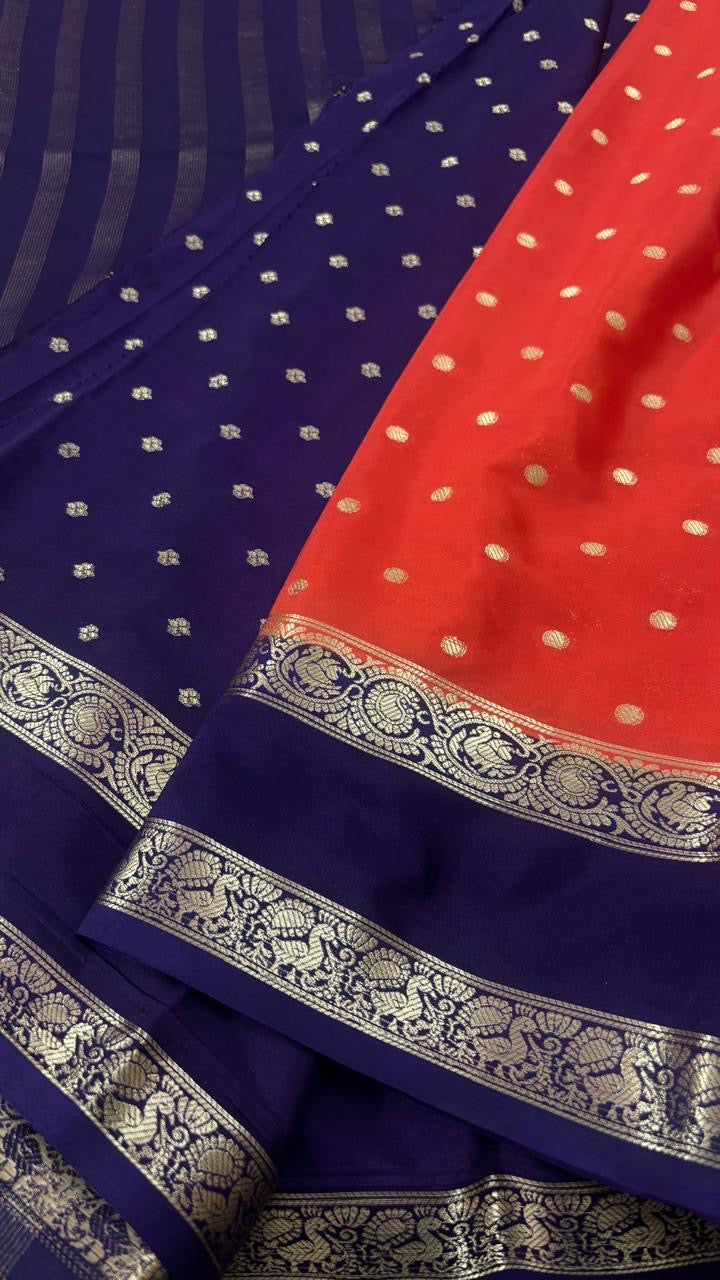 Premium quality semi Mysore silk -HOA106