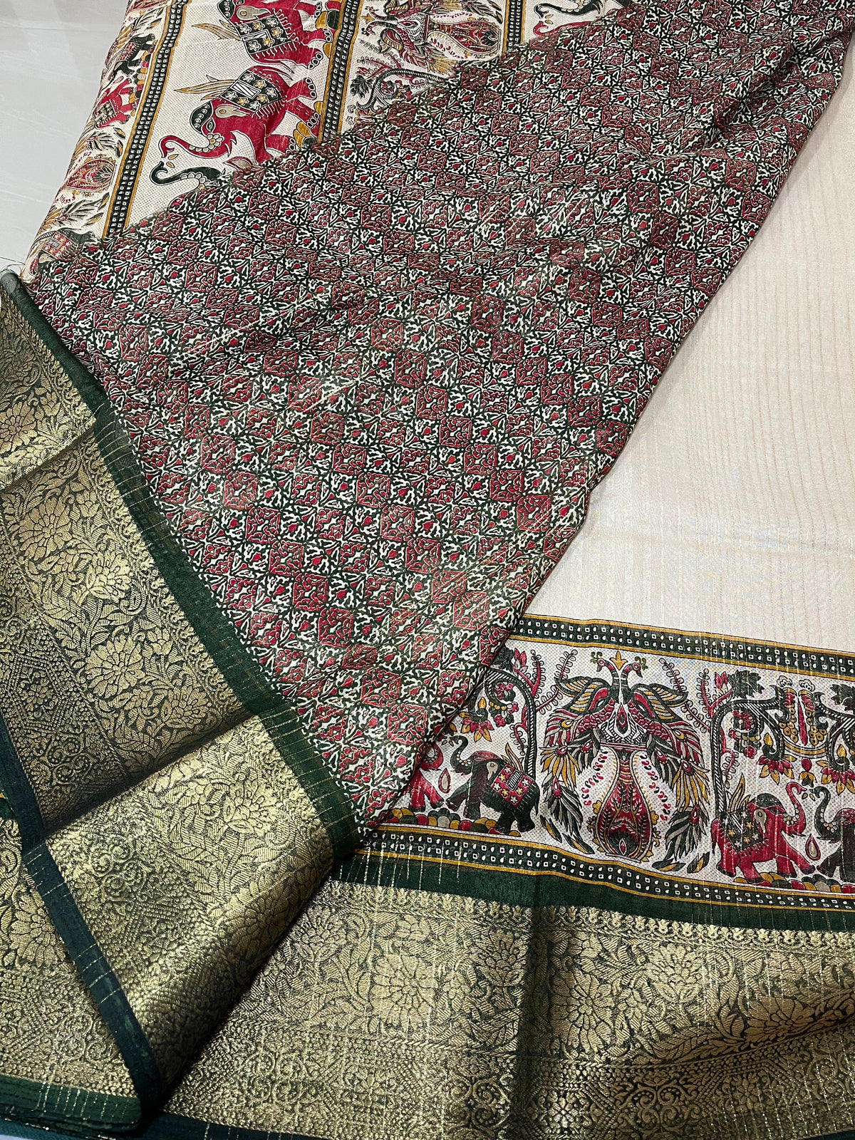 Dola silk fancy saree