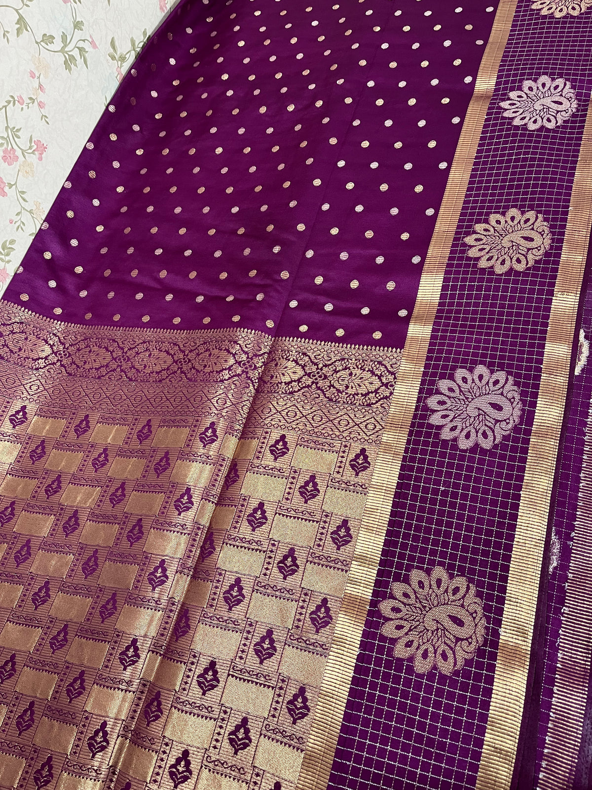Banarasi Mashru kathan silk