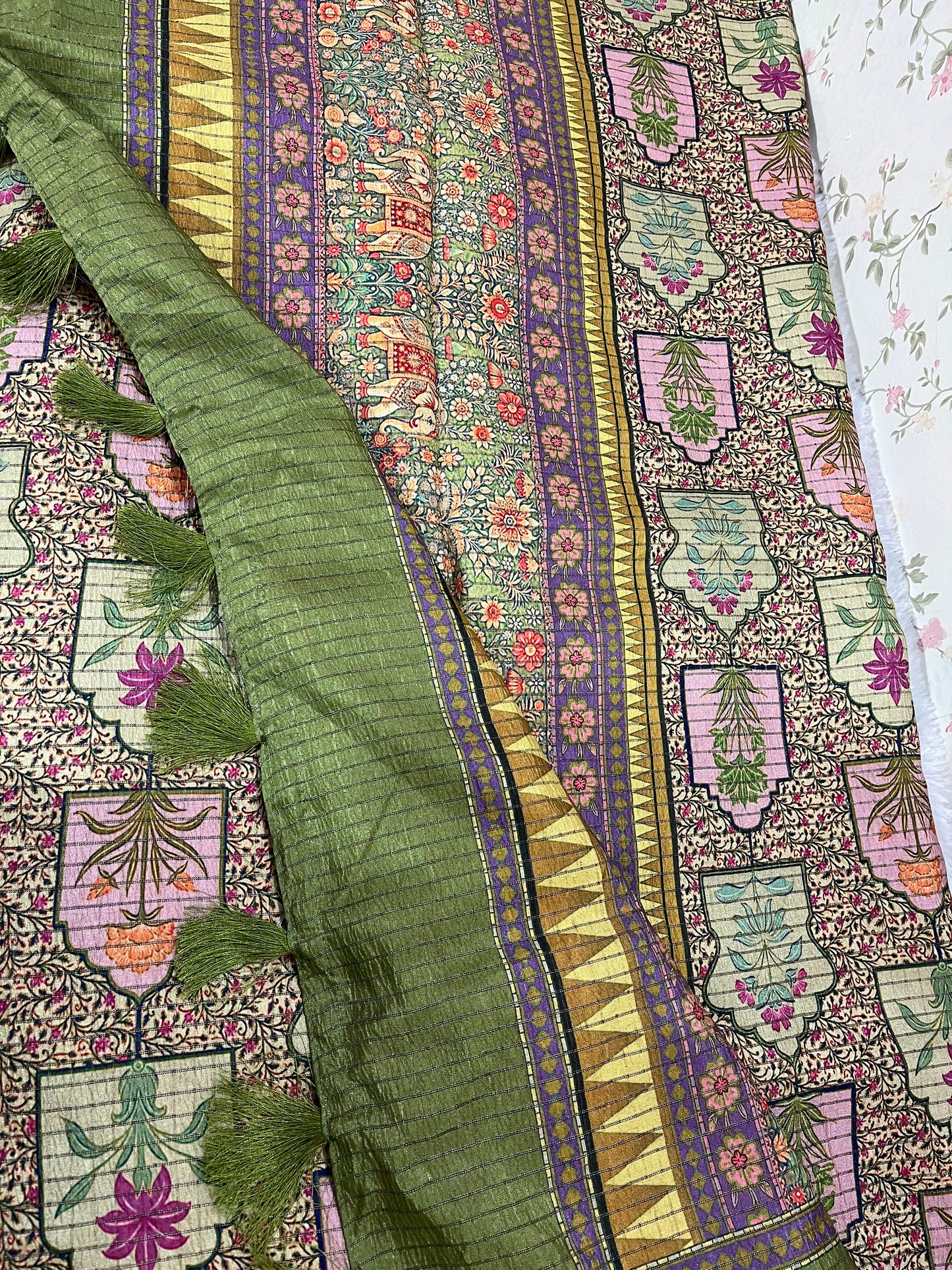 Mulguri art cotton - KALAMKARI