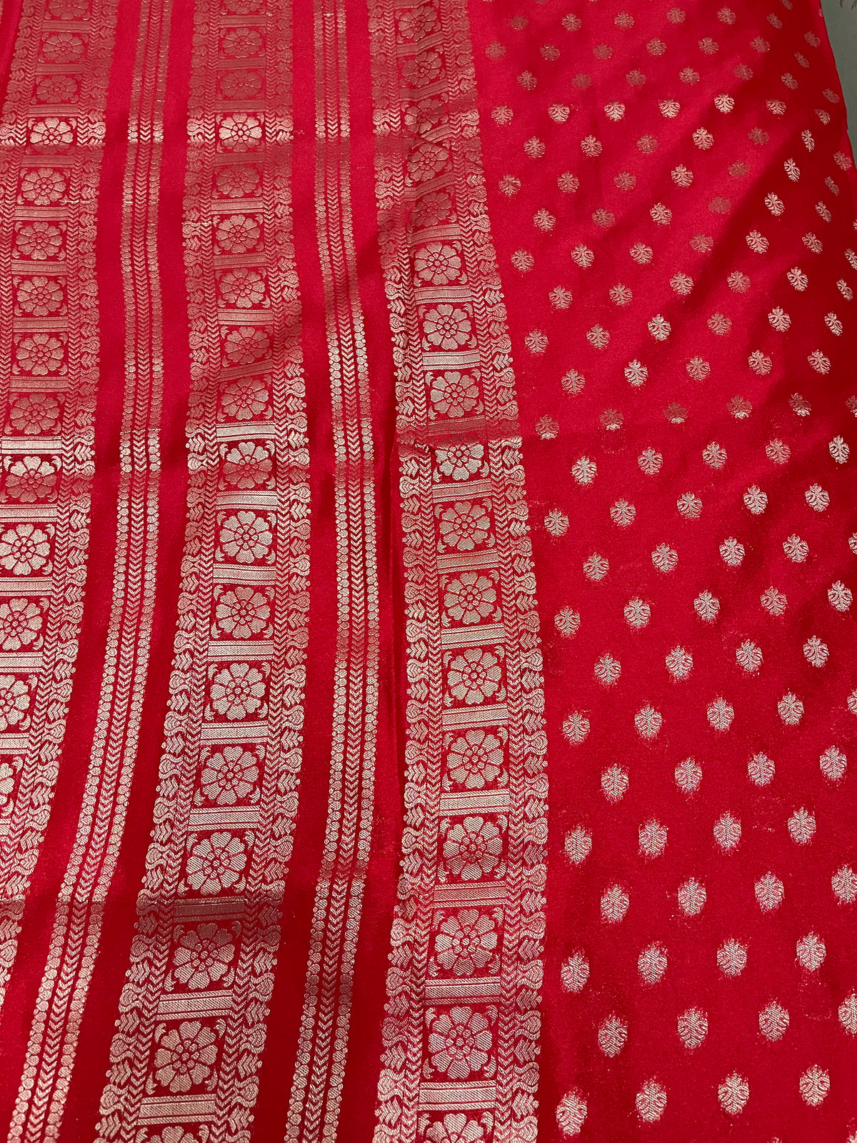 Banarasi katan khadi georgette soft silk