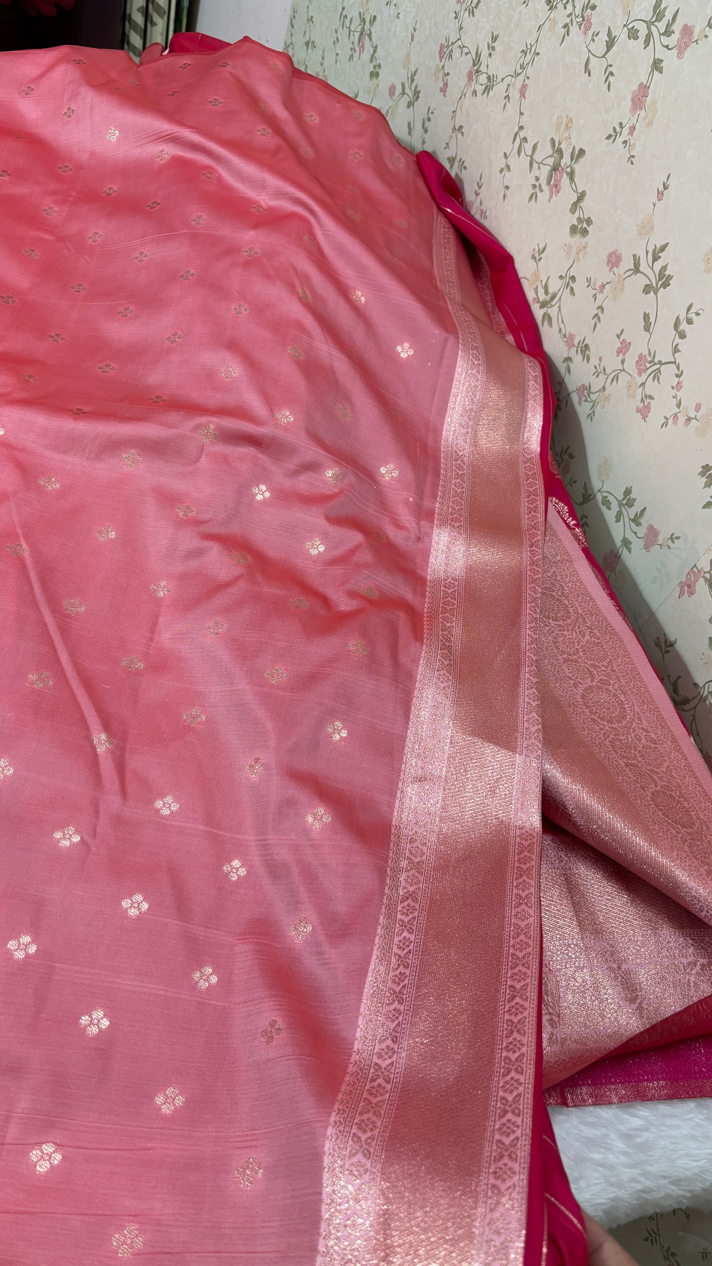 Semi silk imitation of pure kanchivaram Pattu saree - HOA128