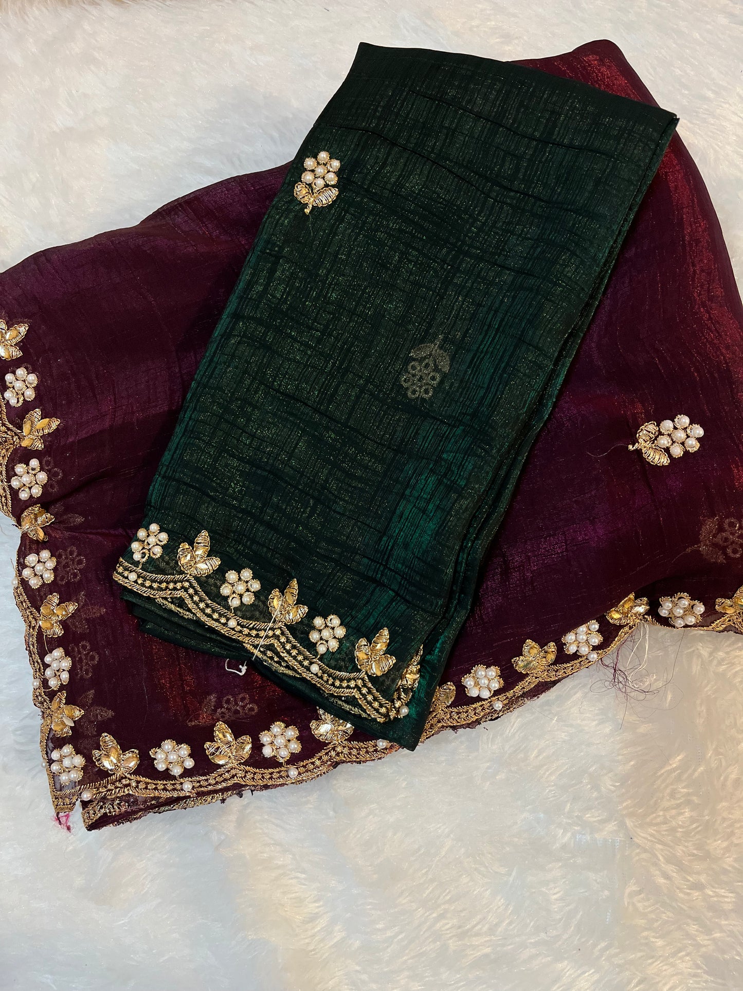 Tissue Georgette saree