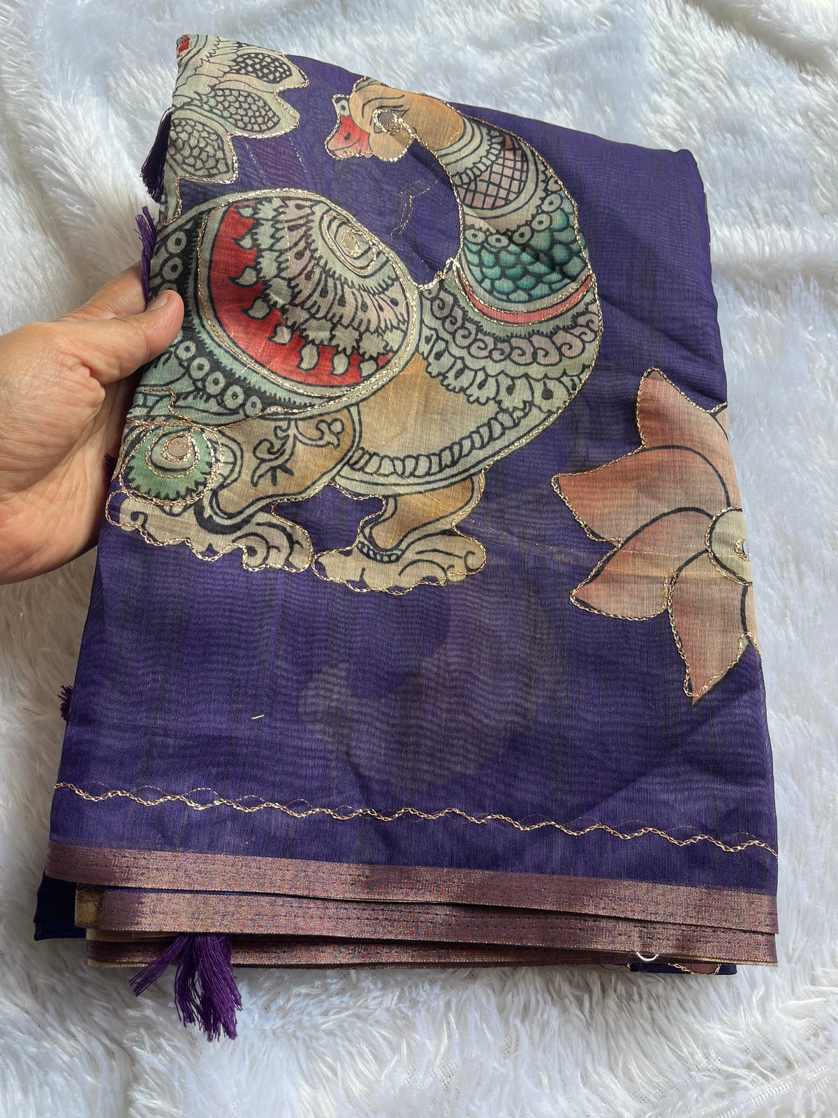 Chanderi cotton - HOA91