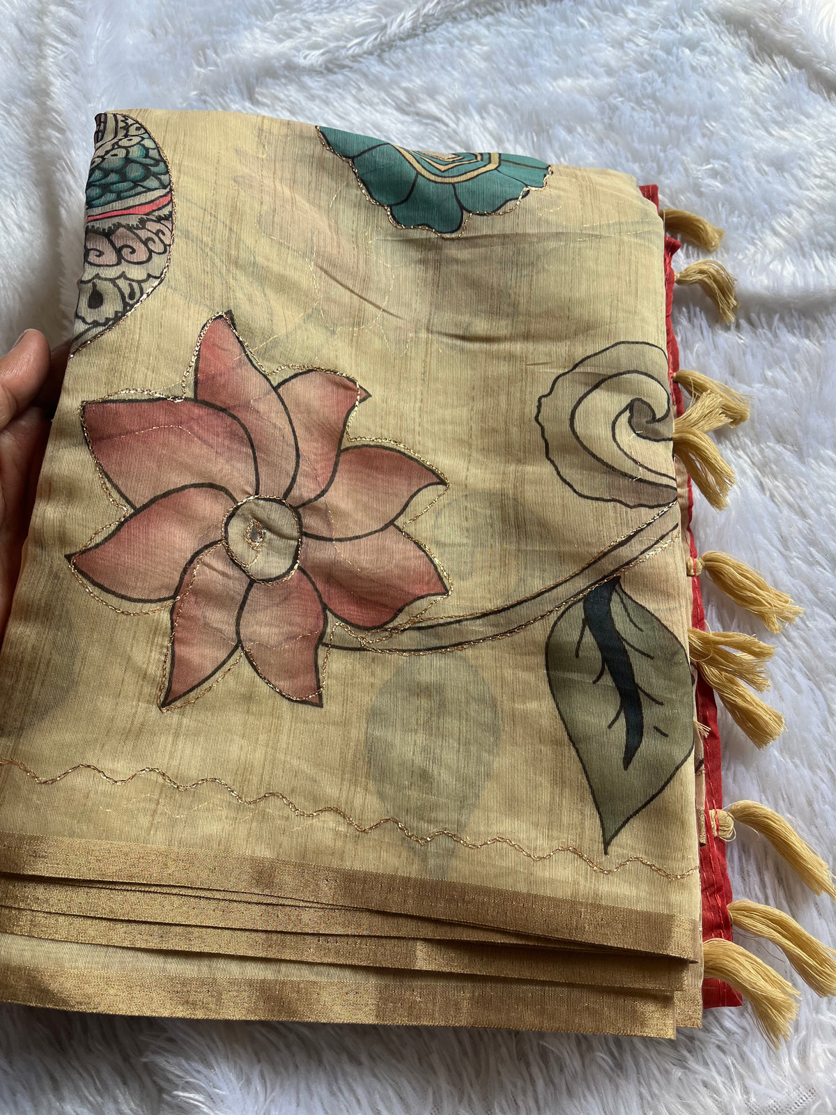 Chanderi cotton - HOA91