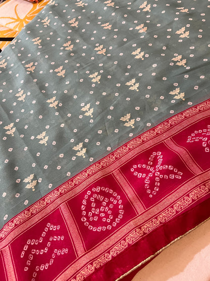 Georgette silk