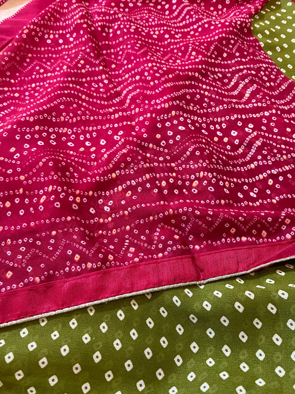 Georgette silk
