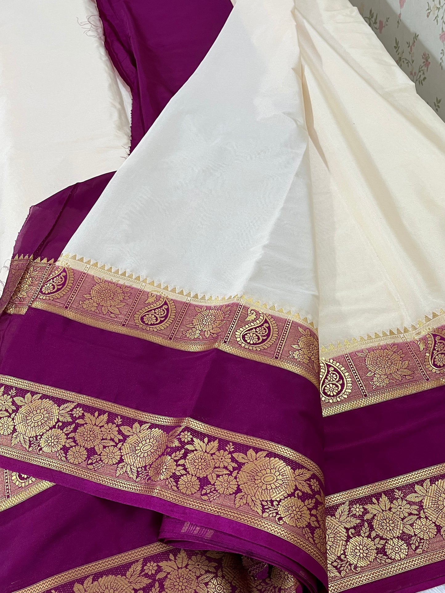 Semi Mysore crepe silk - KUSUMA