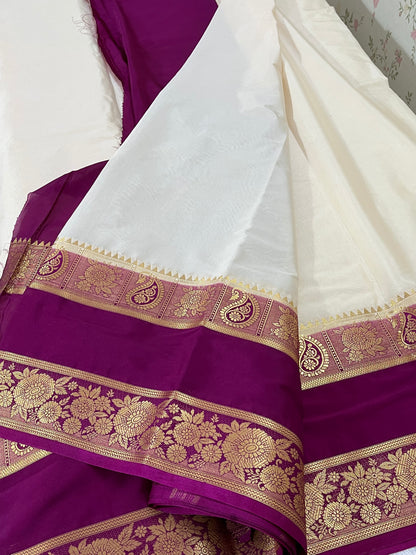 Semi Mysore crepe silk - KUSUMA