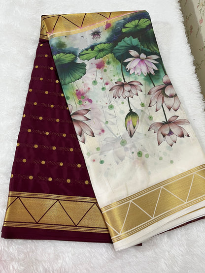 Premium Quality Semi Mysore silk - HOA99