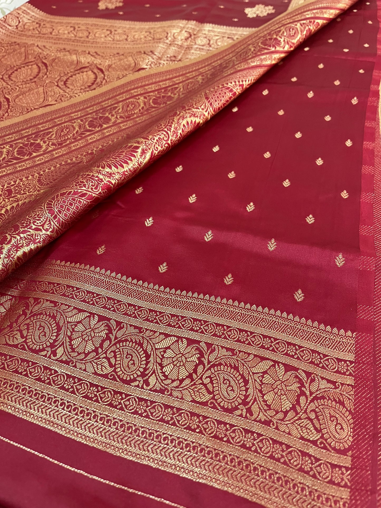 Satin Banarasi kathan silk( HOA144)