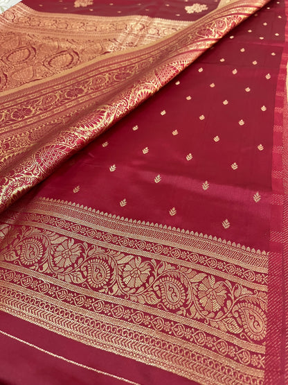 Satin Banarasi kathan silk( HOA144)