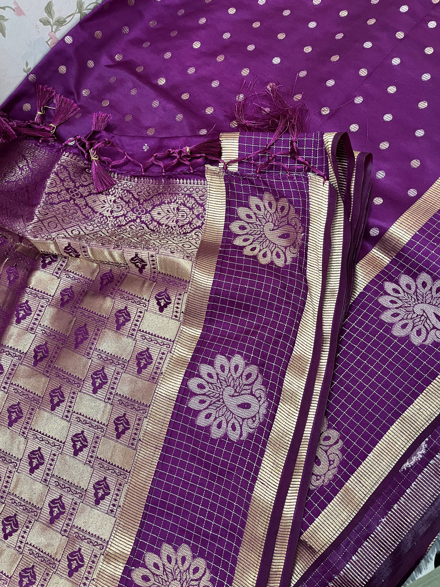 Banarasi Mashru kathan silk