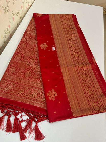 Satin Banarasi kathan silk( HOA144)