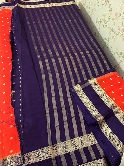 Premium quality semi Mysore silk -HOA106