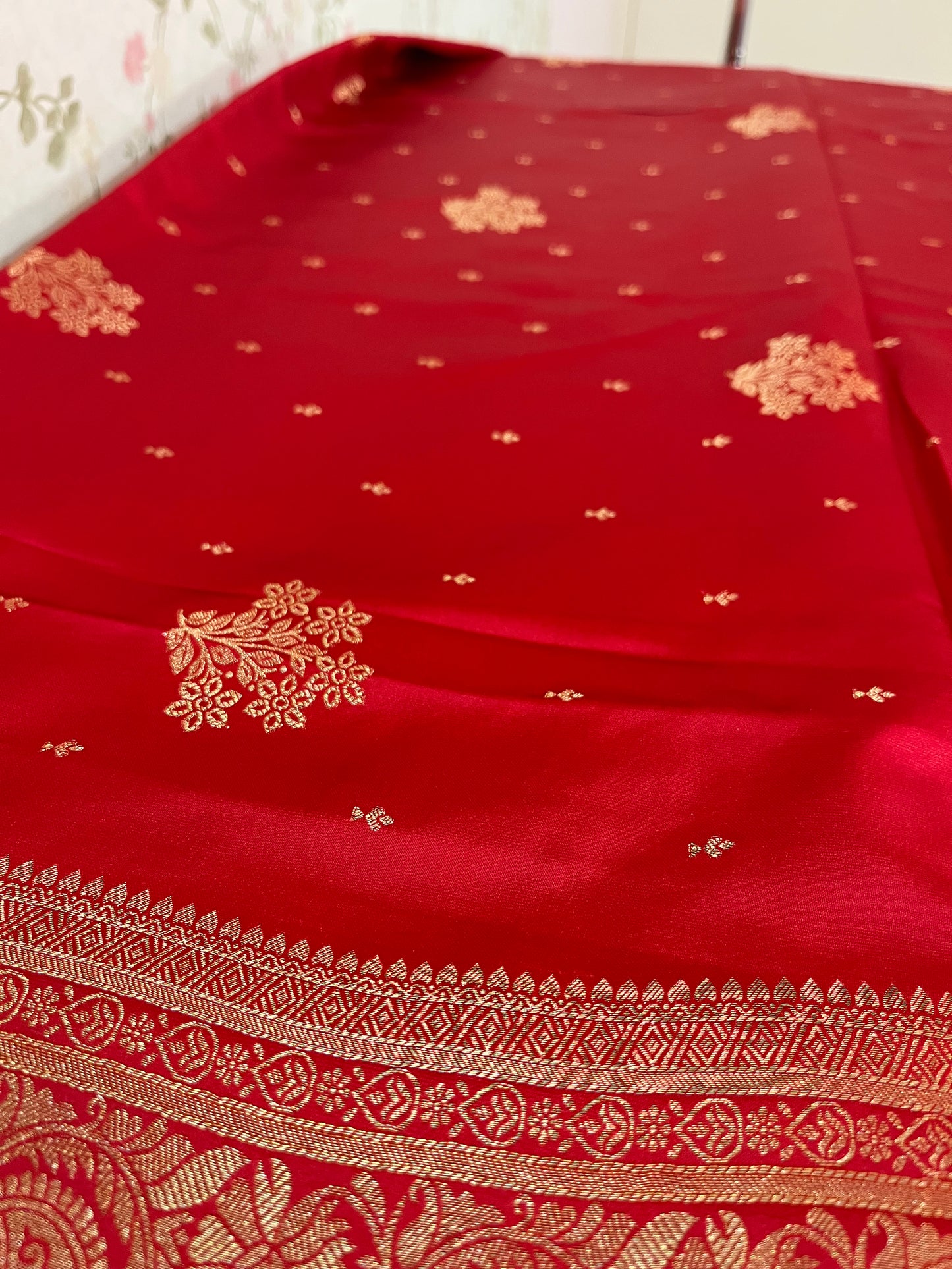 Satin Banarasi kathan silk( HOA144)