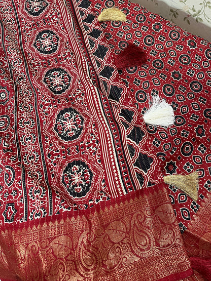 Ajrak Dola Silk - HOA113