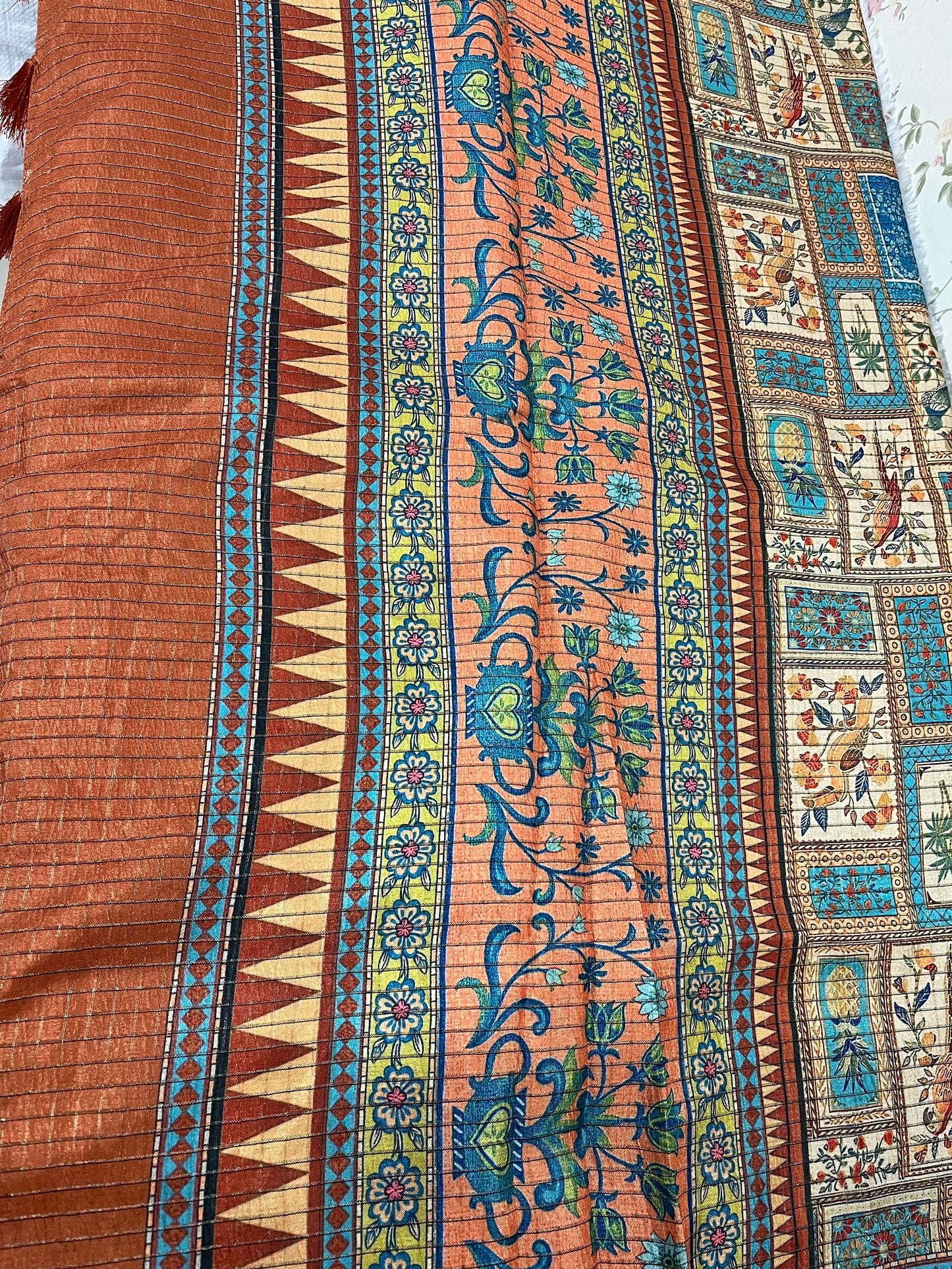 Mulguri art cotton - KALAMKARI