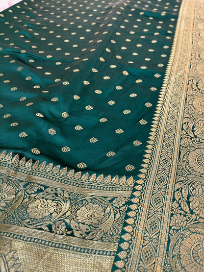 Satin Banarasi kathan silk
