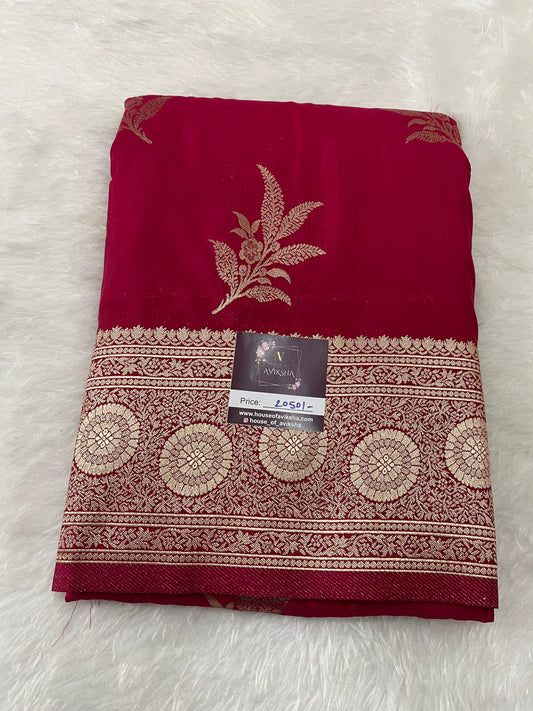 Semi crepe silk  - PUSHPA