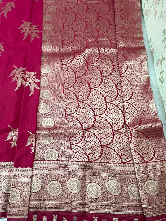 Semi crepe silk  - PUSHPA
