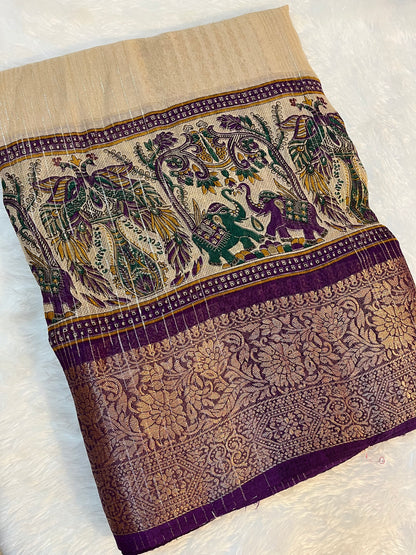 Dola silk fancy saree