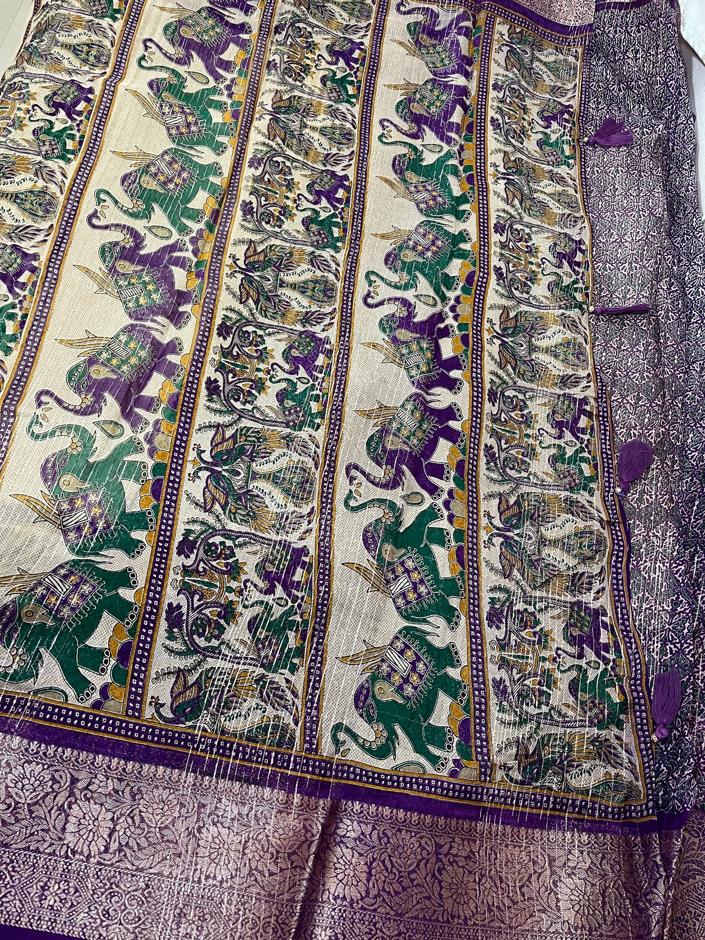 Dola silk fancy saree