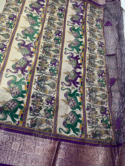 Dola silk fancy saree