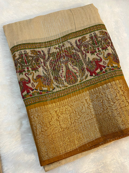 Dola silk fancy saree