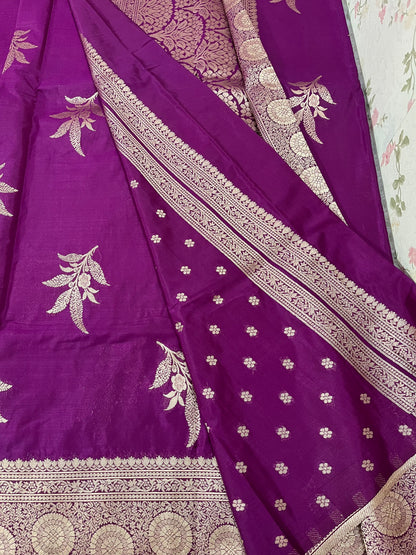 Semi crepe silk  - PUSHPA