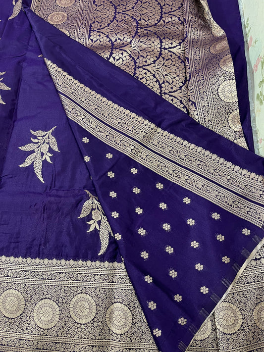 Semi crepe silk  - PUSHPA