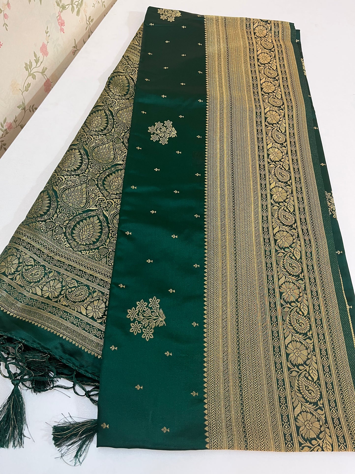 Satin Banarasi kathan silk( HOA144)